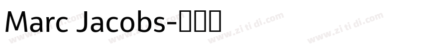 Marc Jacobs字体转换